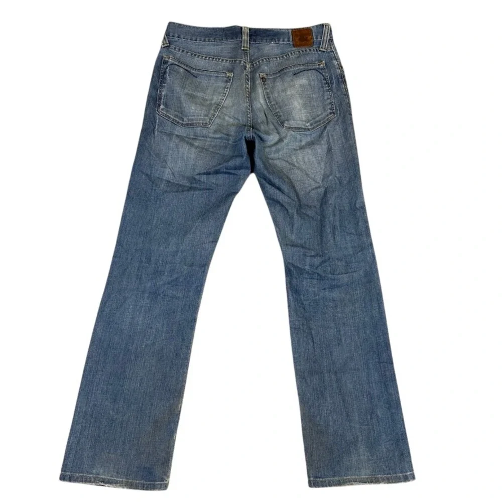 H&M Original Mens Straight Leg Jeans Medium Wash Blue Denim W31 L30